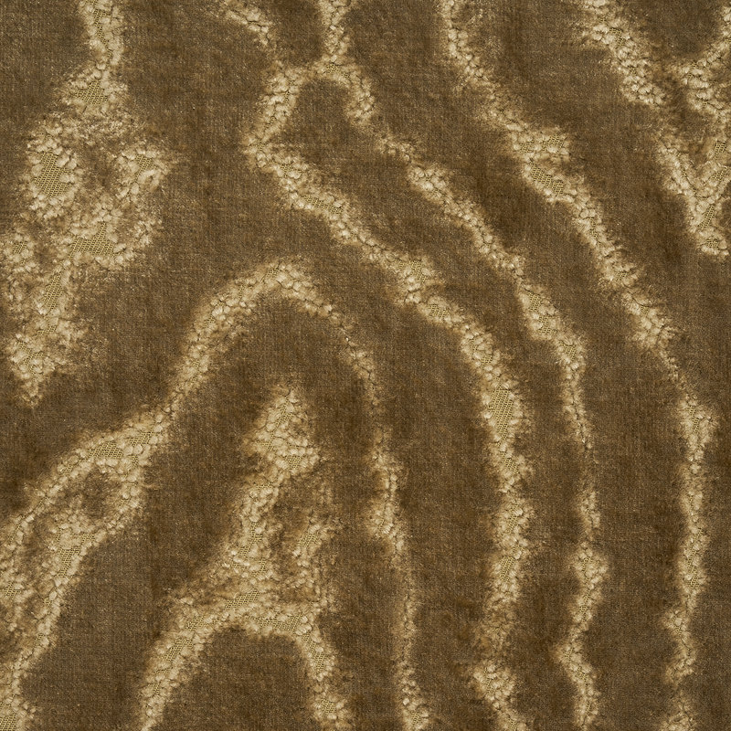 Marisa Moire Velvet Fabric, Camel