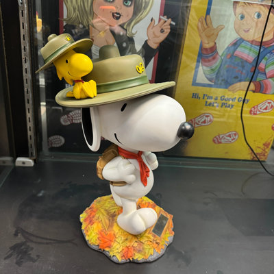Statue de maître Snoopy and Woodstock