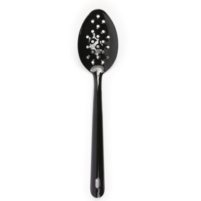 Crow Canyon Enamelware Pacifica Large Slotted Spoon