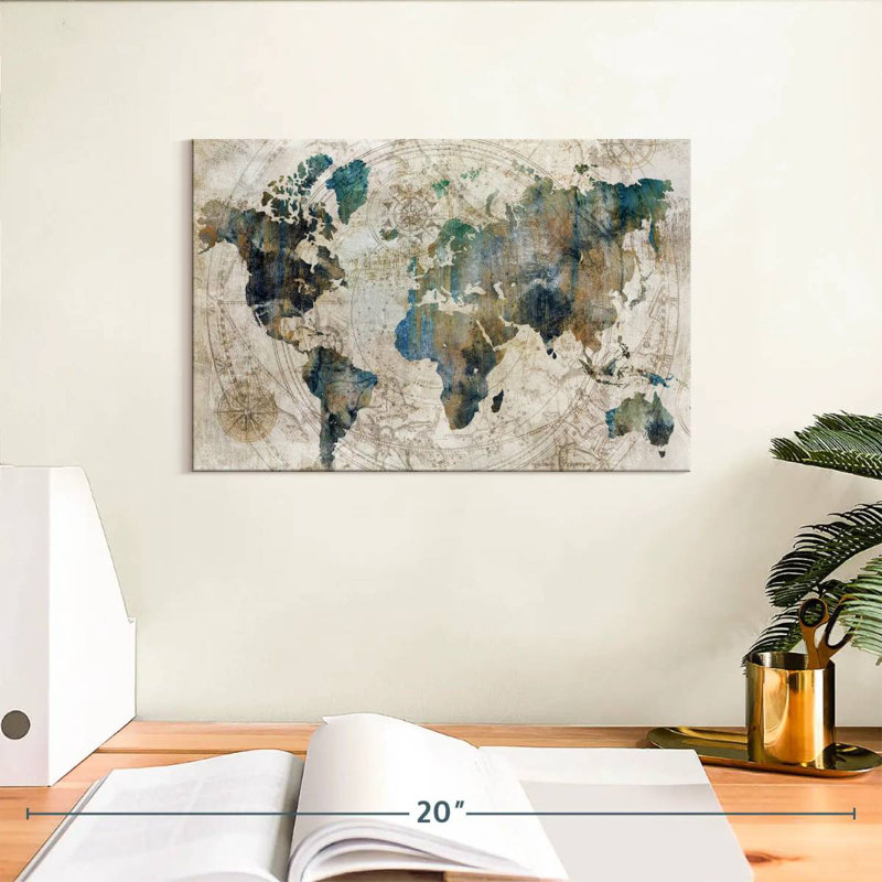 Aliaz Stained Celestial Map, 8" H x 12" W
