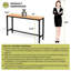 Table de bar rectangulaire en métal pour l'extérieur (ensemble de 2)-116376046-116376043
