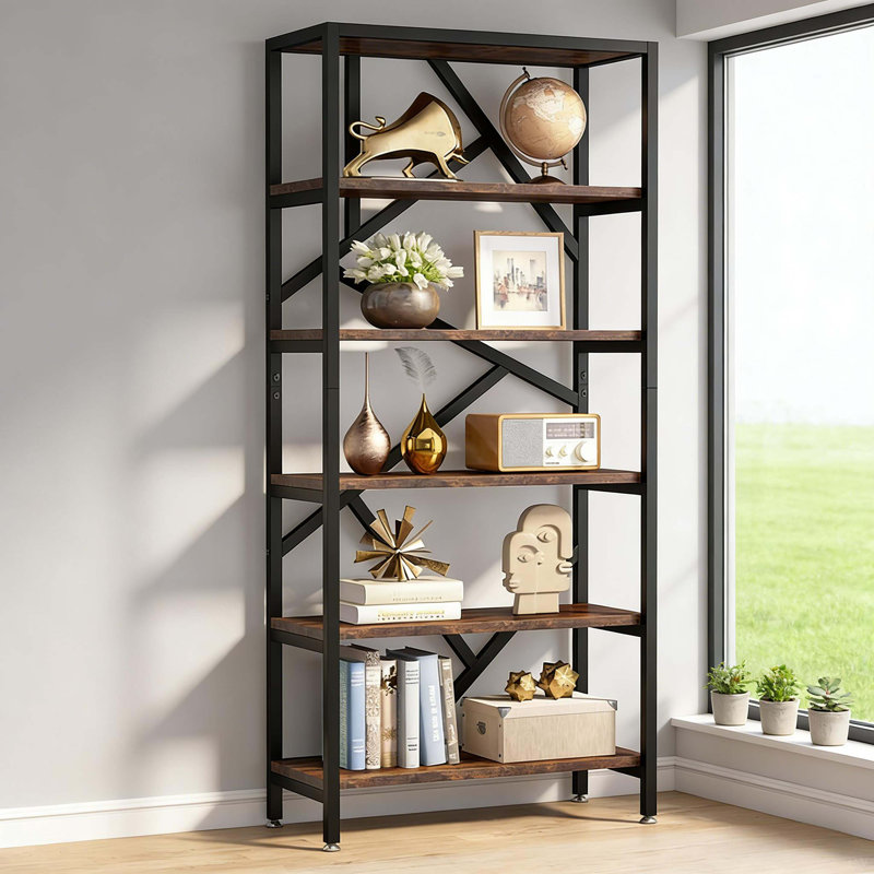 Versatile Shelf Display,Sturdy Bookshelf,Modern Bookcase