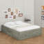 Grand lit plateforme avec 6 tiroirs-156931788