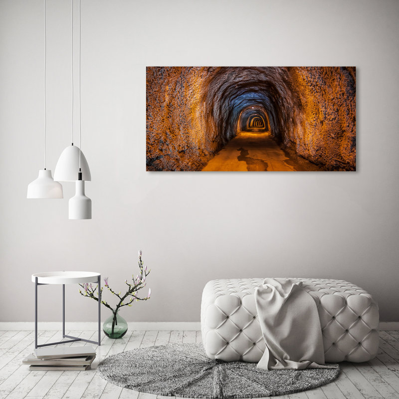 Underground Tunnel 1 Piece Wrapped Canvas Wall Art