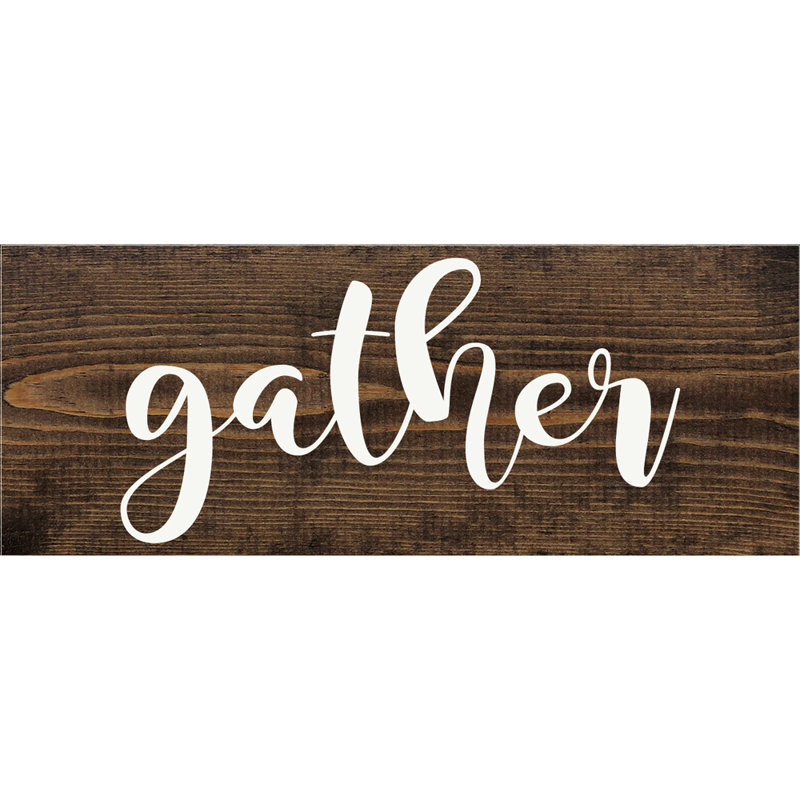 " Gather " by Sawdust City, Dark Walnut