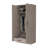 Rio Double Door Armoire, One Cabinet,  Hidden Drawer-143650853