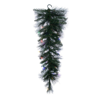 16 " Pre-Lit Mixed Greenery Swag