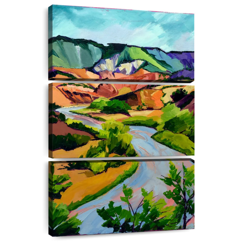 Tergel, Nouveau-Mexique, paysage, H 32 po x l 20 po