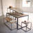 Exiquio 36'' Solid Wood Top Console Table