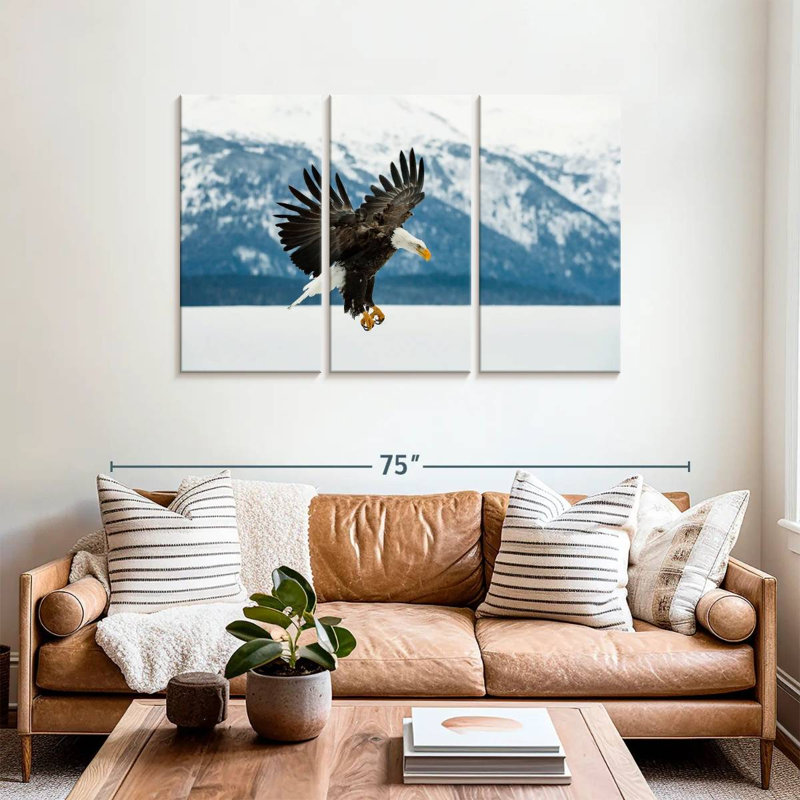 Brampt Alaskan Eagle, 36" H x 57" W