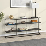 Fallon 64'' Glass Top Console Table