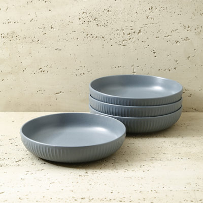 Stone Lain Logan 4-Piece Bowl Set Stoneware