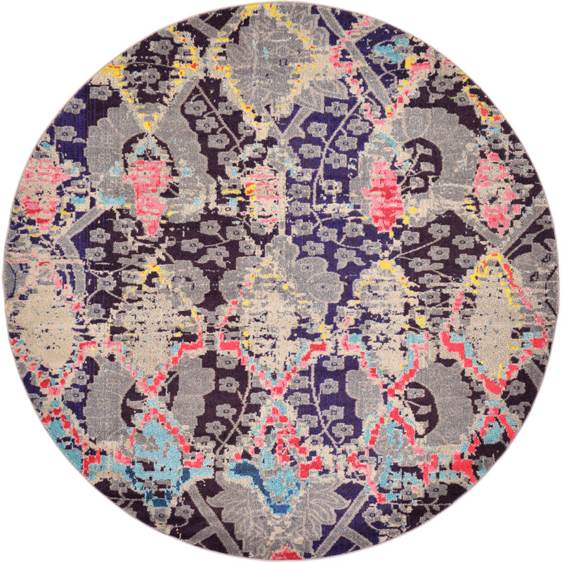 Tapis mauve / rouge Lonniet