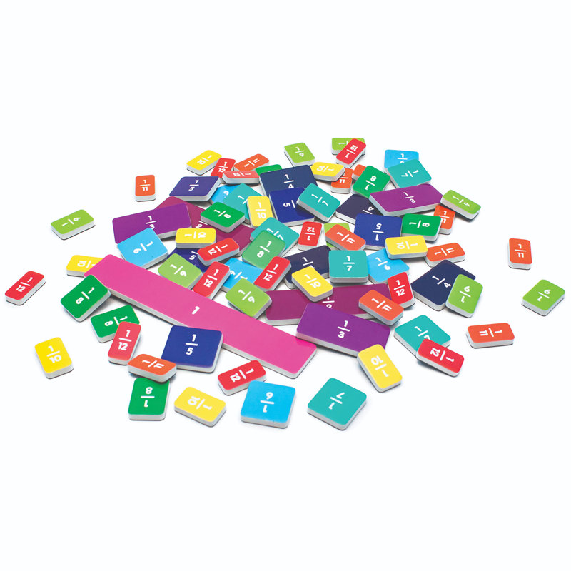 Fraction briques activités magnétiques d'apprentissage