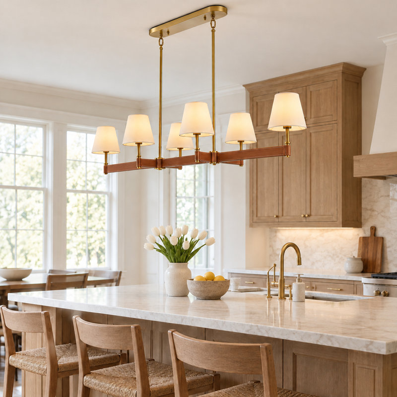 6 - Light Iron Chandelier