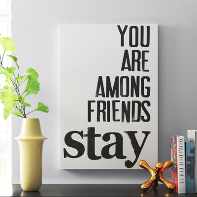 Hospitality IV 1 Piece Wall Art on Canvas