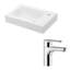 Minimal Ceramic 22.1'' L Bathroom Sink