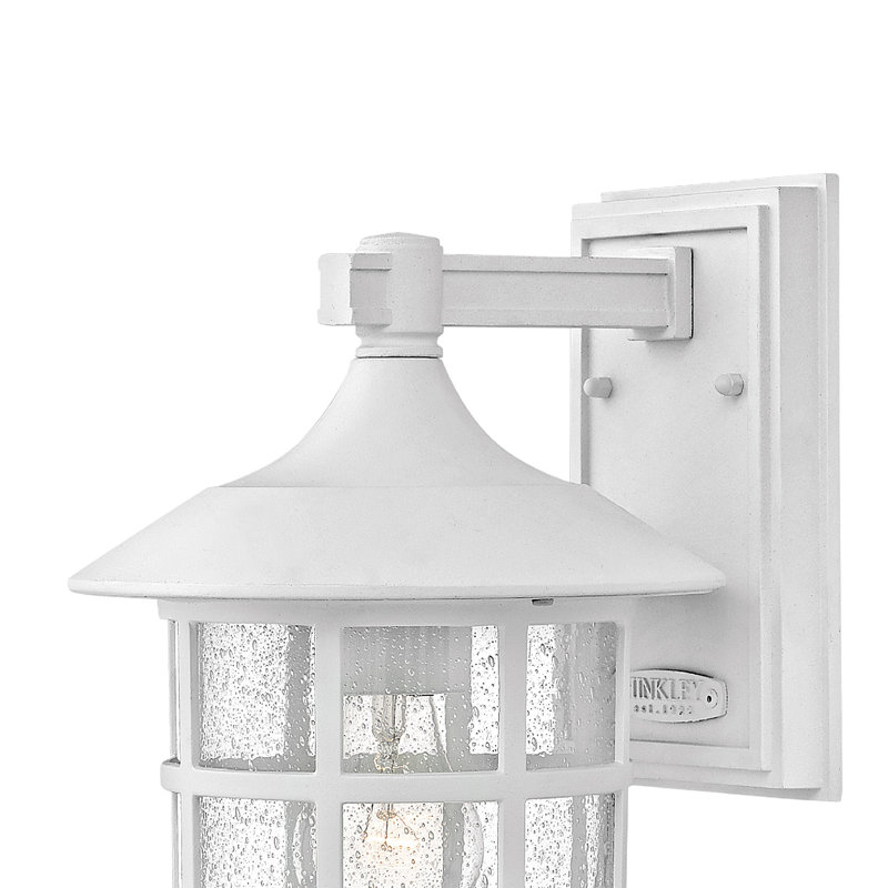 Freeport White 1 - Bulb Outdoor Wall Lantern, 12.25" H x 8" W x 9" D, White