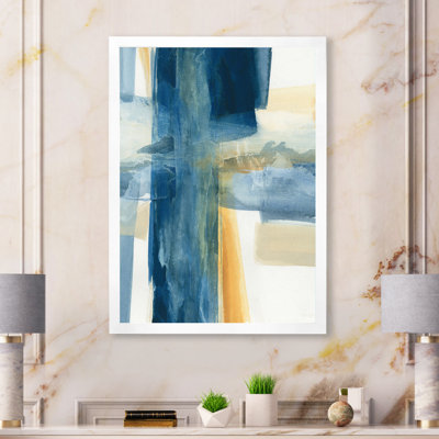 " Indigo Panel VI " by Designart