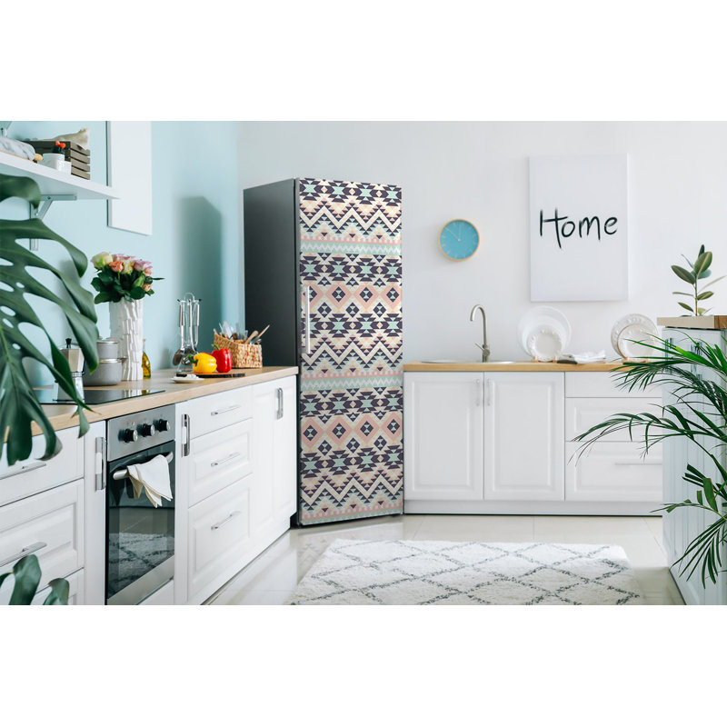 Abstract Non-Wall Damaging Door Decal