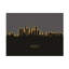 «Bogota Columbia Skyline Glow II» par Michael Tompsett, impression sur toile tendue-1321350960
