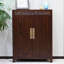 Armoire de rangement pour chaussures en bois massif 12 paires