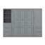 Lit escamotable Murphy avec placard, tiroirs et tablettes-1704171343