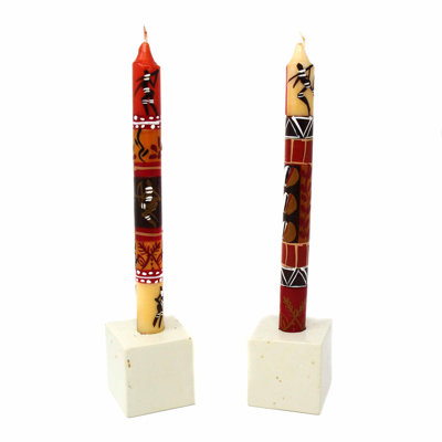 2.5'' H Stone Tabletop Candle Holder