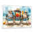 White Floater Framed Canvas