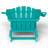 Oversize Foldable Adirondack Chair HDPE Weather-Resistant Firepit Chair With Cup Holder-971003473
