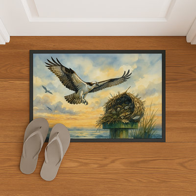 Osprey Nest Over the Bay Doormat