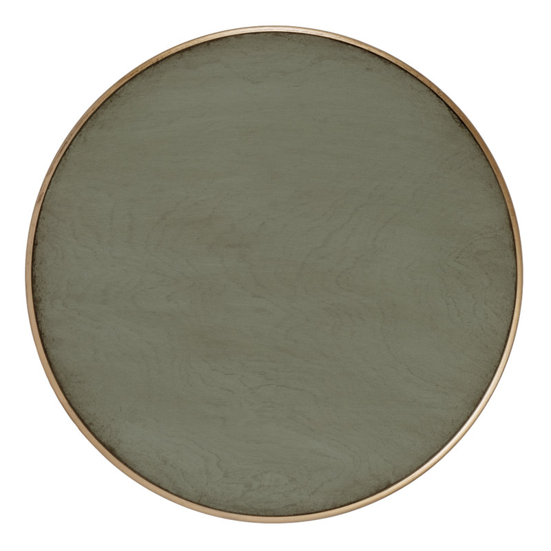 Isla Side Table, Green & Gold