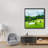 «Golf Course With Mountains View» sur toile