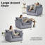 Fauteuil d'appoint rembourré de 44,49 po Heffernan-620952846