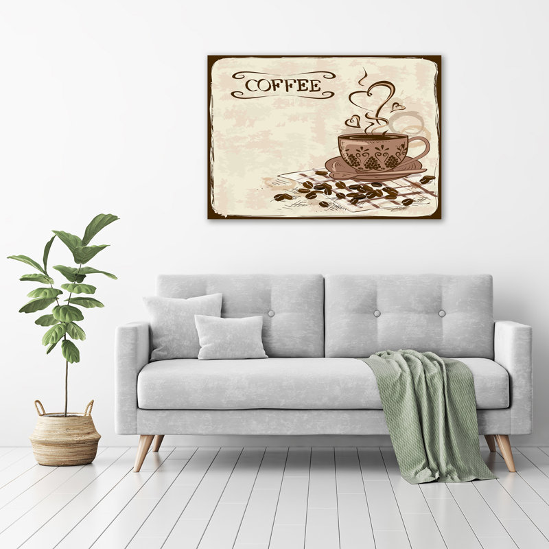 Aromatic Coffee - Wrapped Canvas Print