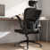 Cadell Ergonomic Office Chair, Home Office Desk Chairs with Lumbar Support, 3D Headrest and Flip Up Arms, Rockable Swivel