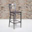 Tabouret de bar en métal «X»-101610164