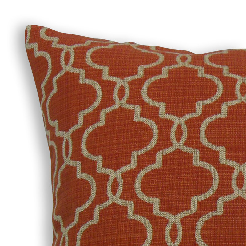 Coussin Rauf, 12 po x 18 po, Bleu / doré, Coussin lombaire