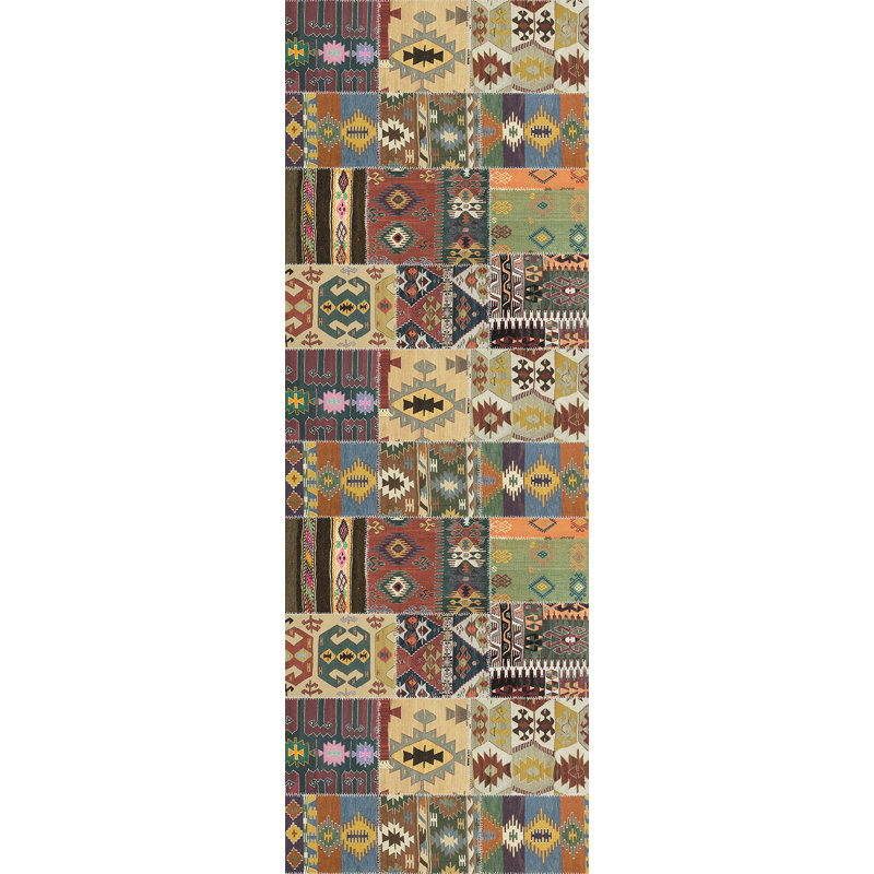 Hallan Patchwork Area Rug, Runner 78 x 225cm