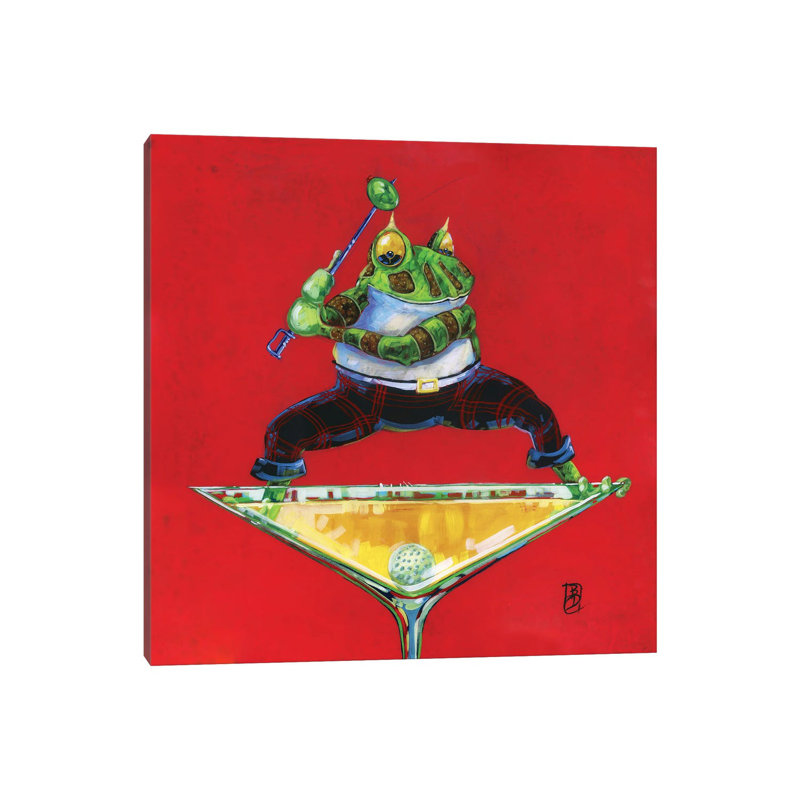 The Waterhole by Barton DeGraaf - Wrapped Canvas Print, 30.48 cm H x 30.48 cm W