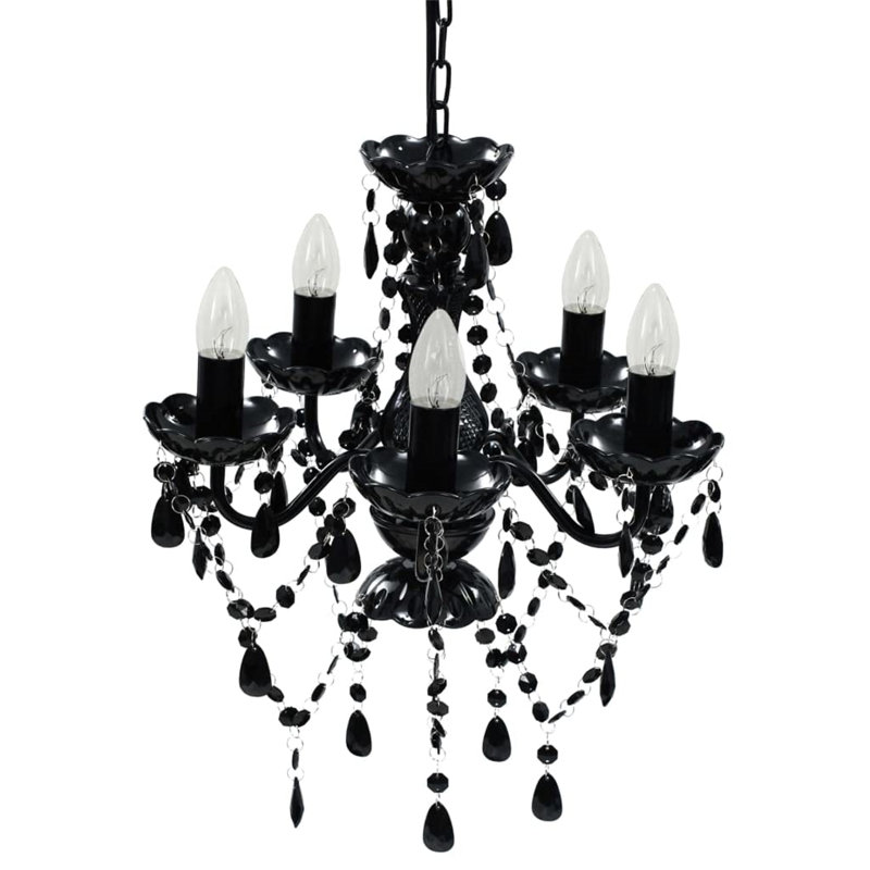 URBNLIVING Chandelier, Black