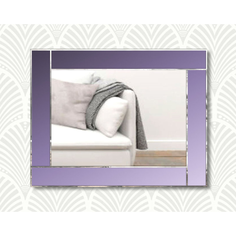 Besaw Flat Wall Mirror, Lavender