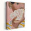 Curious Shell Moment Delicate Modern Organic Ocean Portrait Wall Art Print by Mathieu - Wrapped Canvas Print-692724112