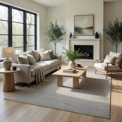 Omari Collection Abstract Traditional Area Rug