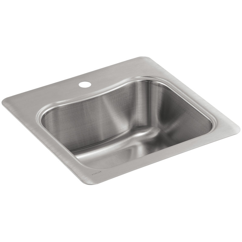 Stainless Steel Single Bowl Drop-In Bar Sink