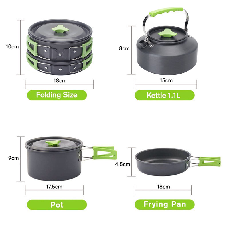 11 - Piece Aluminum Alloy；Stainless Steel Cookware Set