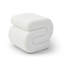 Repose-pieds confortable, repose-pieds rembourré moderne, tabouret de coiffeuse en forme de S-535187976