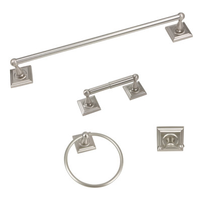 Delaney 700 Series Sequoia 4-Piece Bath Hardware Set In Satin Nickel