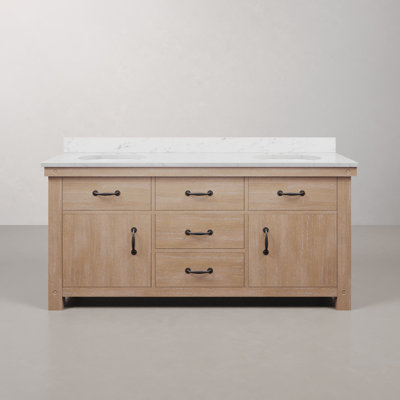 Oxon Hill 72" Double Bathroom Vanity Set