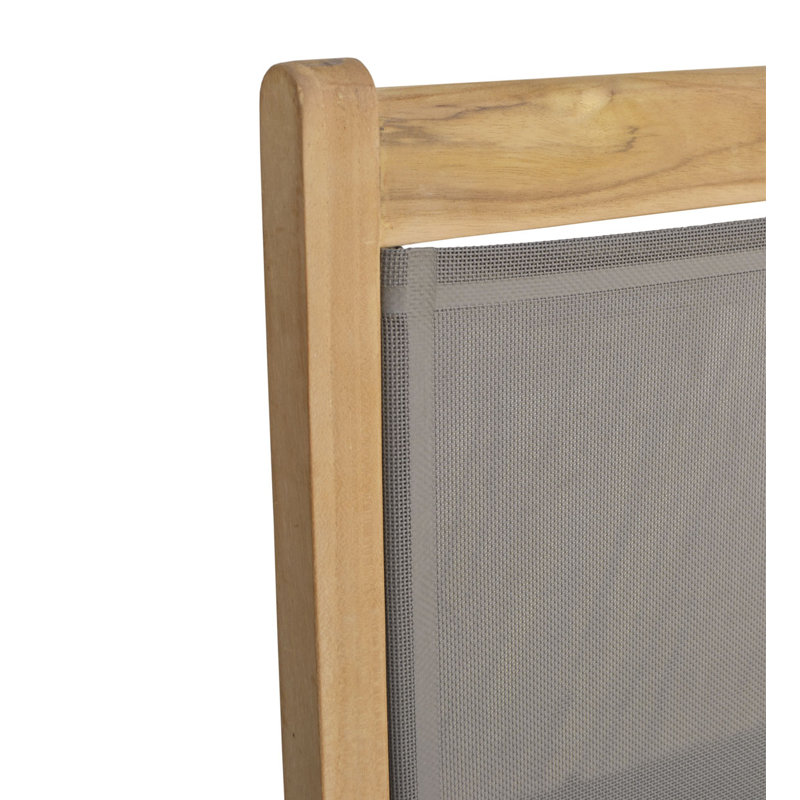 Folding Patio Dining Armchair with Cushion